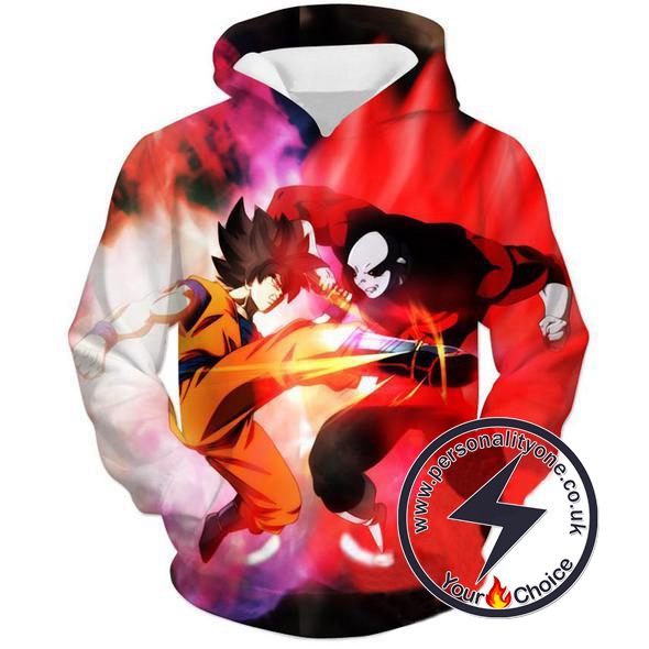 Dragon Ball Z - Goku Vs Jiren 3D - Hoodies